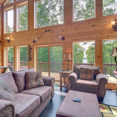 Scenic Hayward Lake View Retreat With Fire Pit Exterior foto