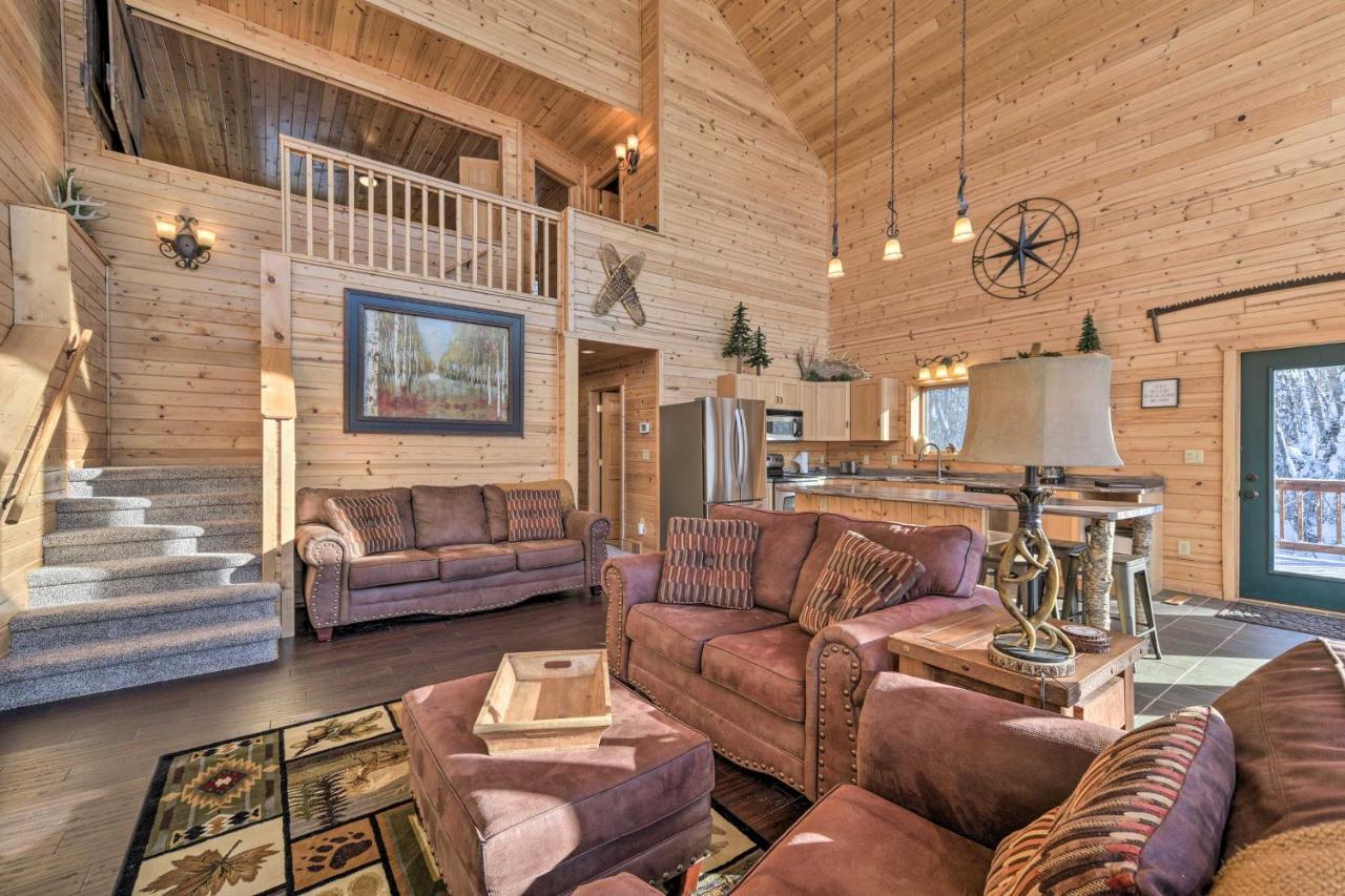 Scenic Hayward Lake View Retreat With Fire Pit Exterior foto